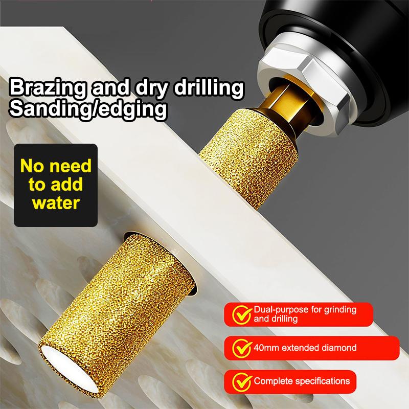 1/2/3/4 Stück Diamant-Kernbohrer Trockenbohren Gewinde Sechskantschaft Kernlochbohrer Für Keramikfliesen Granit Marmor Schleifköpfe