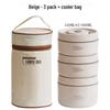 304 Stainless Steel Double-Layer Insulated Lunch Box with Lid for Office Workers & Students