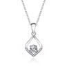 High End Women's 925 Sterling Silver Waterdrop Pendant Necklace 1ct Zirconia Moissanite Engagement Wedding Necklaces Jewelry