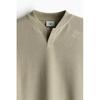 H M Jersey sweatsHirt Loose Fit Sage Green