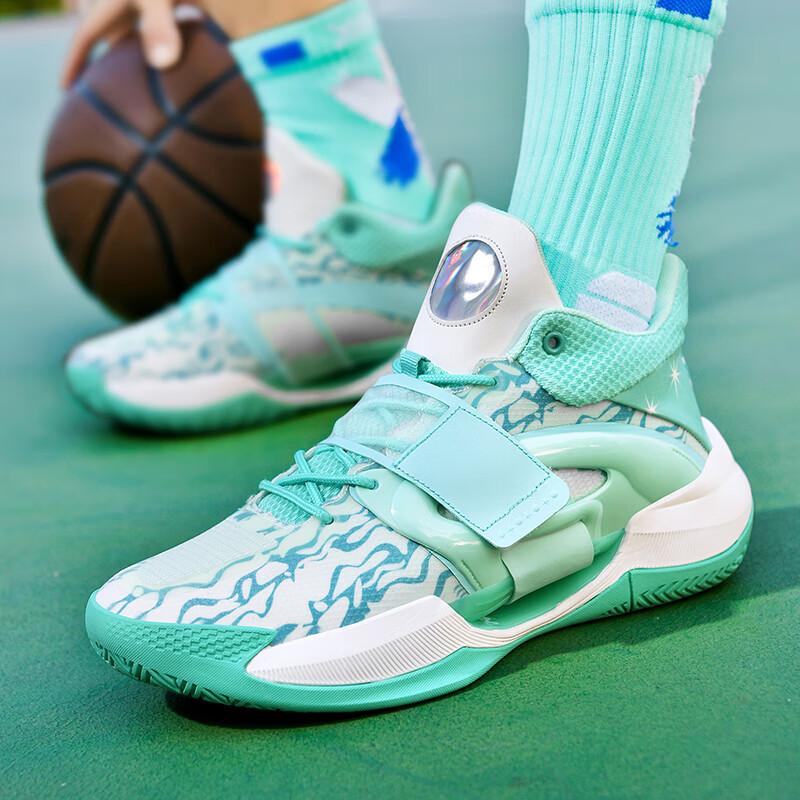 Splash 5th generation basketball shoes men's luminous winter velvet cotton female students children's sports shoes women's actual combat sneakers m