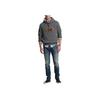 Polo Ralph Lauren FW22 Three Pony Hooded Drawstring Long Sleeve Sweatshirt Men Sweatshirt Gray MNPOKNI16822189-020