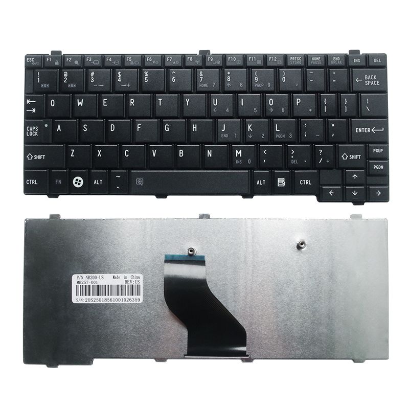 

Nb255 Applicable to Toshiba NB200 Nb201 Nb202 Nb203 NB205 Nb250 T110 Keyboard 111 Brand New] Official standard