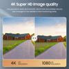 4G SIM Card Solar Dual Lens/View 4K WIFI Wireless IP Camera PTZ Outdoor PIR Detect Security Night Vision Surveillance