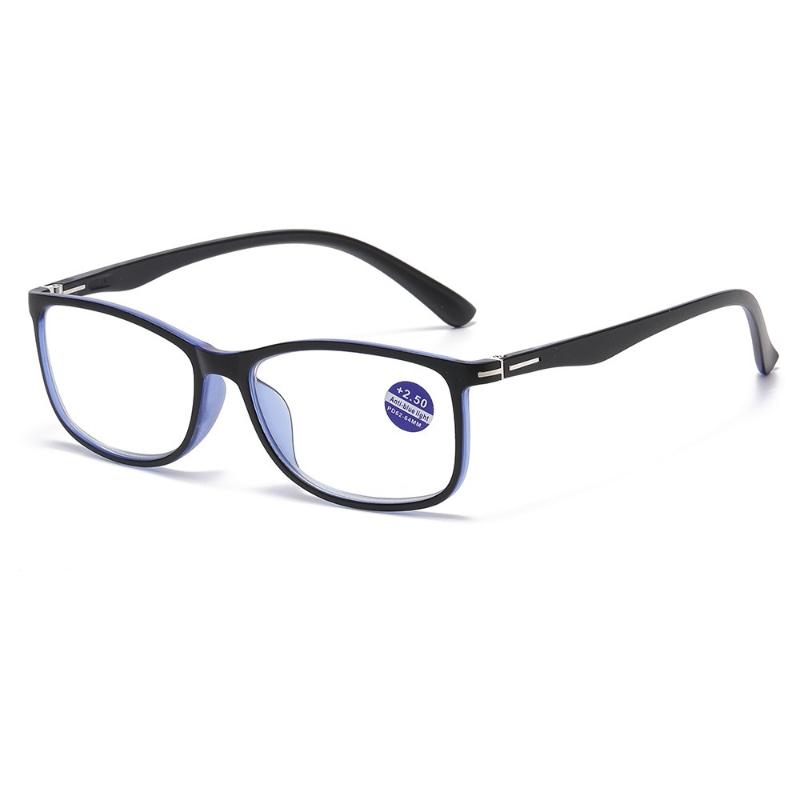 High Quality Square Reading Glasses Ultralight Unisex Anti Blue Light Vision Presbyopic Eyewear for Women Men Fashion Eyeglasses