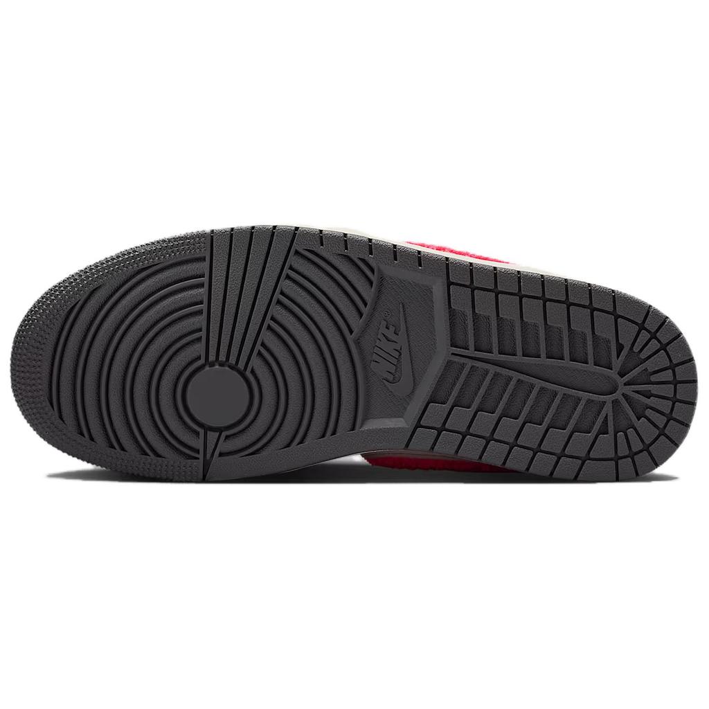 Air Jordan 1 Low SE Light Graphite Hot Punch Women Sneakers Black Muslin Sail IM6565-014