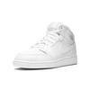 New Jordan 1 Retro Mid GS Triple White 554725-104