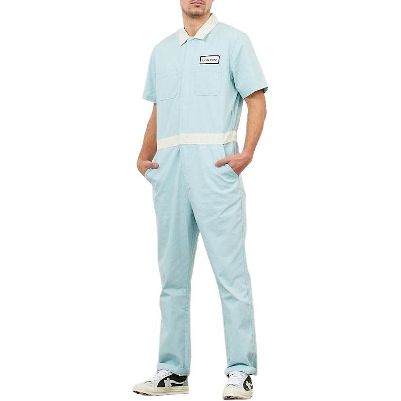 Converse Jumpsuits Men's Blue Lapel Moderate 10017486-A02
