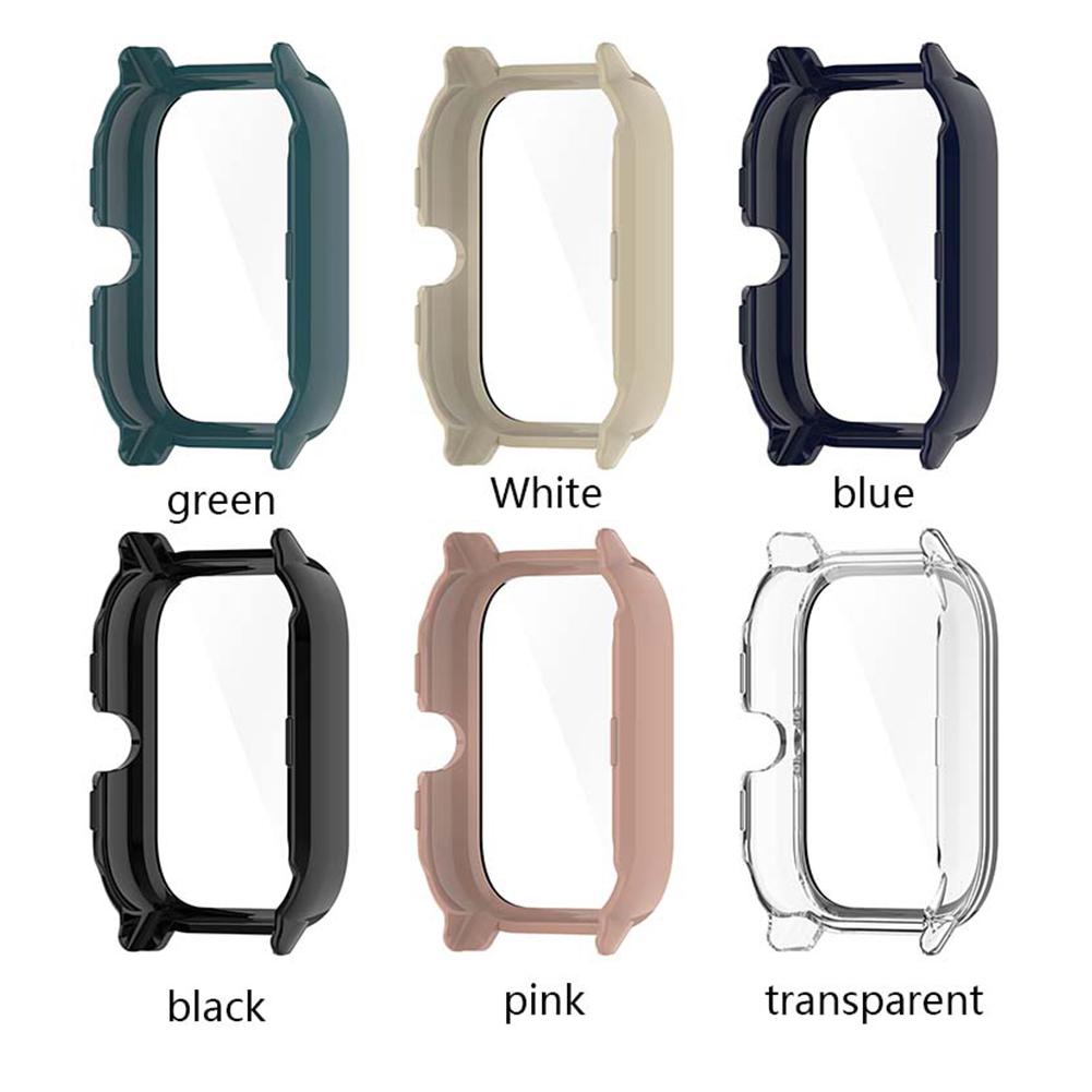 Tempered Glass Case For Nerunsa P66D Smart Watch Full Coverage PC Protective Cover 2 In 1 Integrated Protector Shell