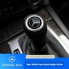 1Pcs Car Gear Shifter Head Knob Badge Sticker Emblem Decal Decor Hubcap For Mercedes Benz AMG W204 W205 W203 W211 W212 W213 W210