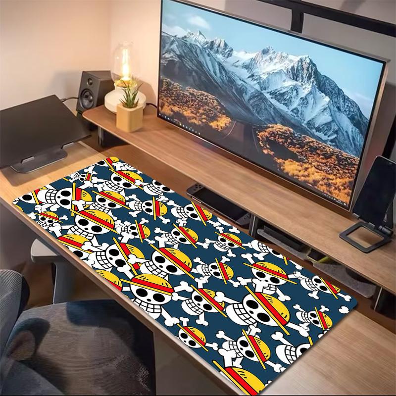 One Piece3 Print  Cushion Non-slip Laptop Tablet Big Mousepad XXL Mat Mini PC Playmat With Lock edge