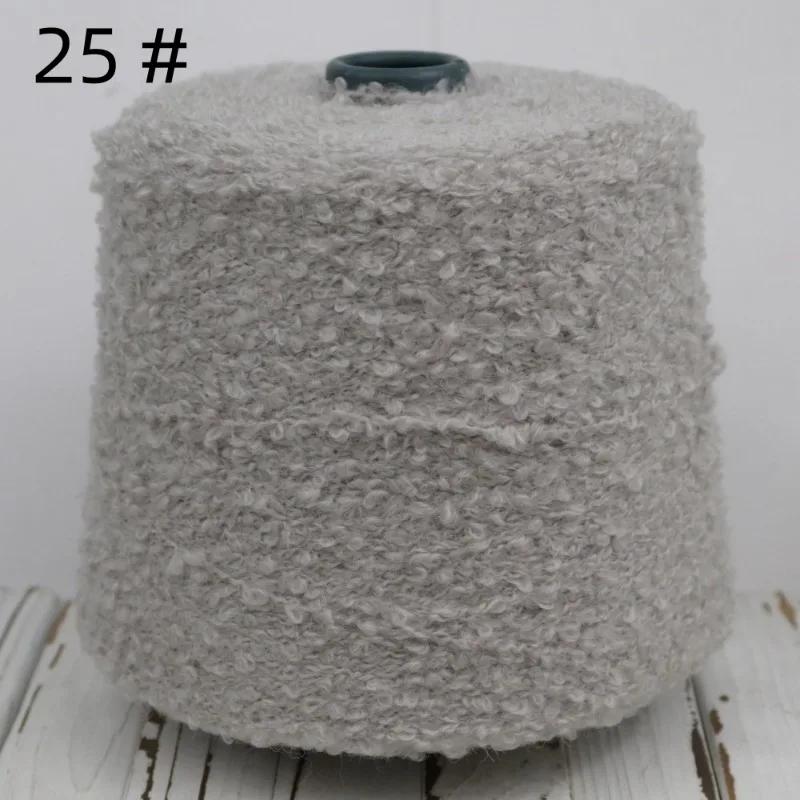 200g 460m Hand-braided Alpaca Loop Wool Yarn Thread Hand Knitting Wool Crochet Yarn for DIY Sweater Soft Smooth Yarn