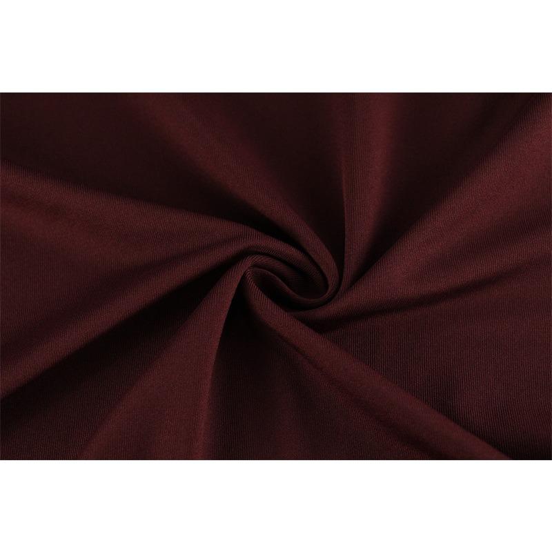 Herbst/Winter Damenmode Einfarbig Hochgeschlossenes Plissee-Design Kleid