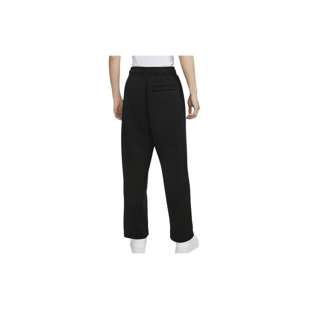 Nike Embroidered Logo Solid Color Drawstring Casual Sweatpants Men Bottoms Black DX8186-010