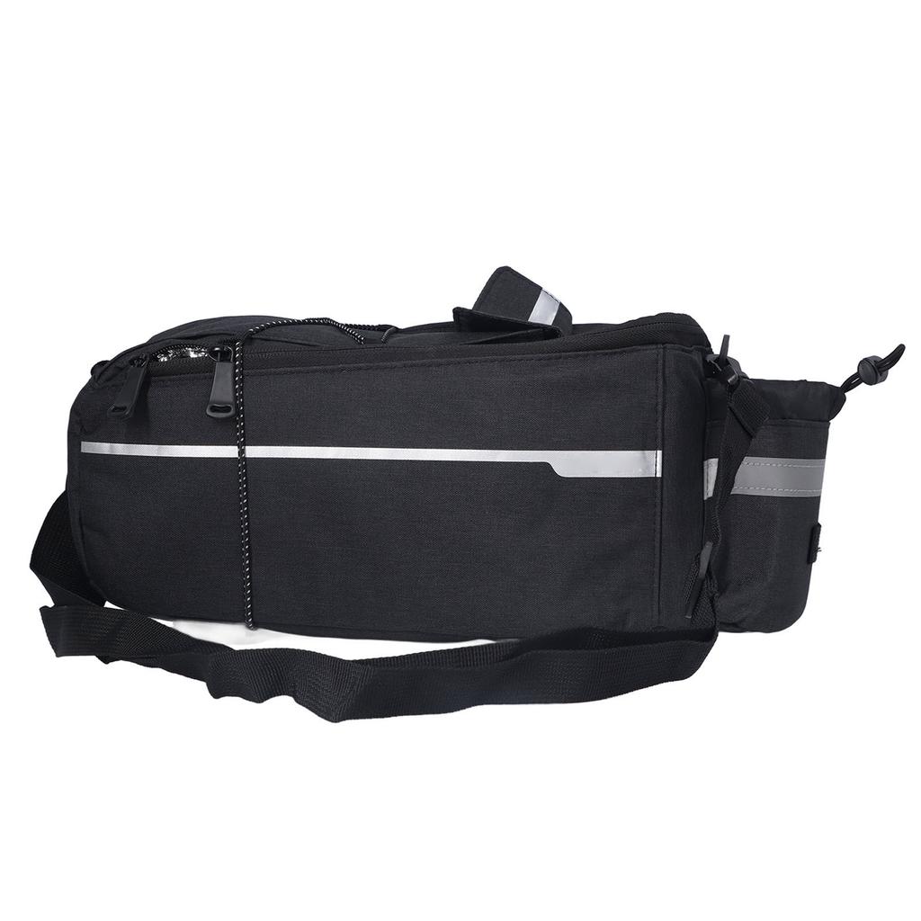 Mountain Bike Back Seat Bag Bicycle Rear Seat Bag Riding Equipment Accessories Black