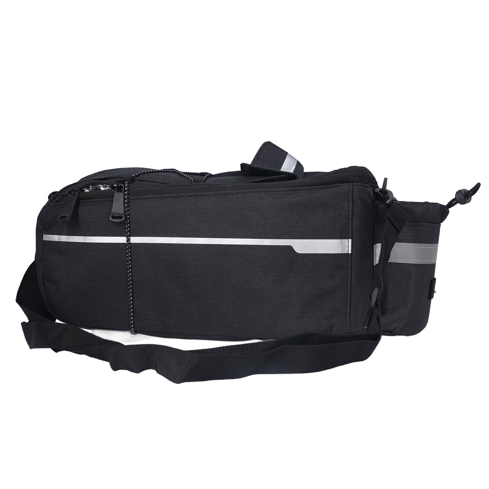 

Mountain Bike Back Seat Bag Bicycle Rear Seat Bag Riding Equipment Accessories Black