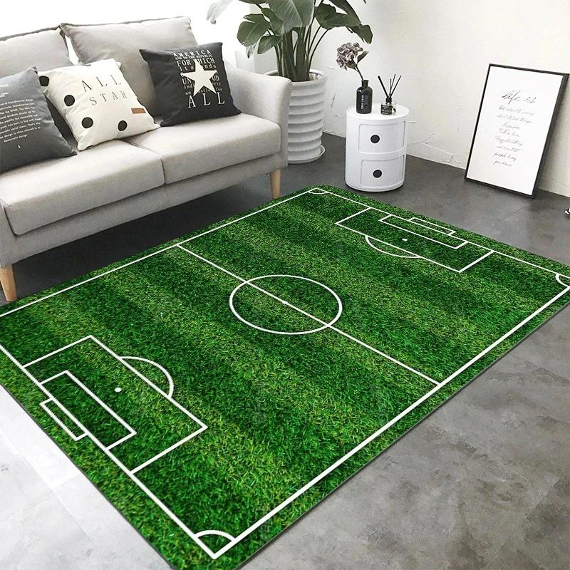 Football Stadium Pattern Carpet Kitchen MatEntrance Doormat Bedroom Floor Decoration Living Room Carpet Bathroom Carpets