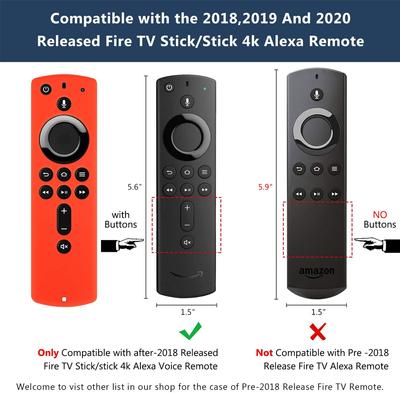 Suitable for Fire TV Stick 4K TV Stick 2GEN Remote Silicone Case Protective Cover Skin Firestick Remote Cover Glow In the Dark