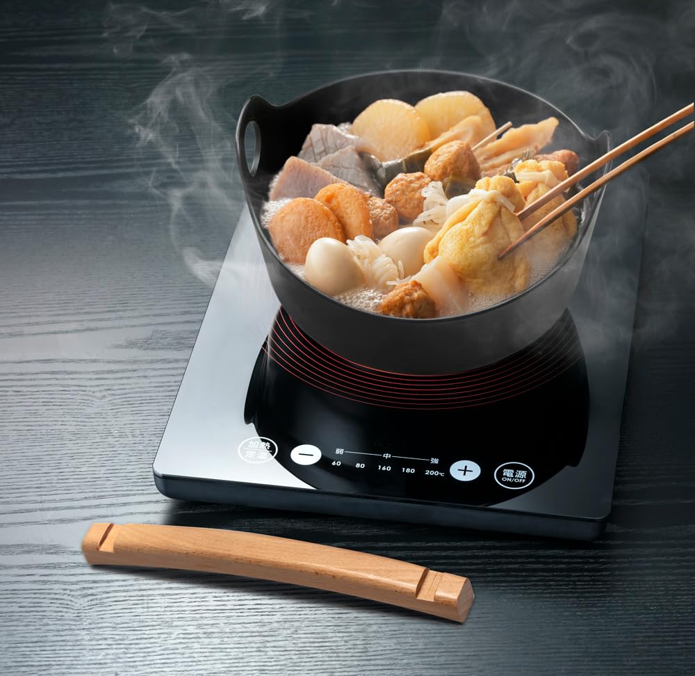 Ishigaki Delish Life Cast Iron Pot, 18cm, with detachable handle, suitable for various dishes, 4565