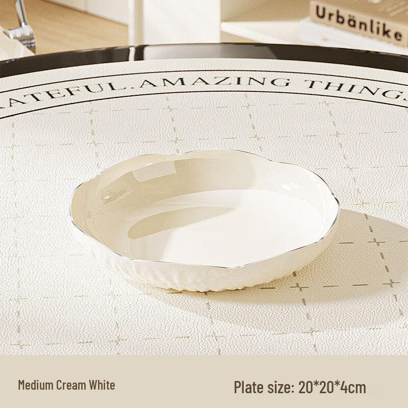 Deouxingguang PET Plastic Petal Fruit Plate