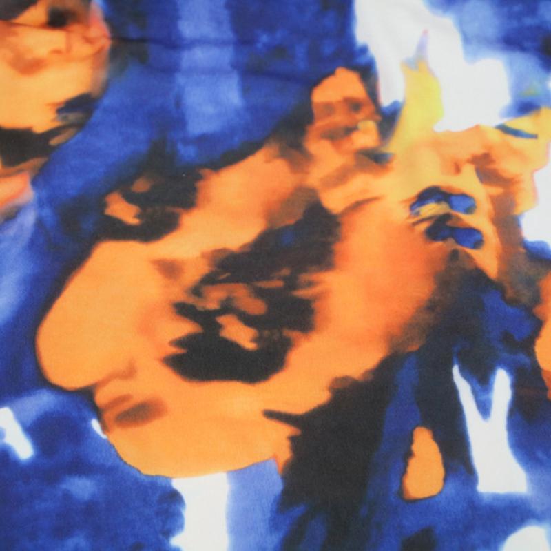 Zweiteiliges Set für Damen, Bohemian-Druck, Kleid, Zopfmuster, hängender Hals, Oberteil, Hüfte, umwickelt, Fischschwanz