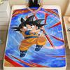 Goku Portable Warm Print Blanket, Flannel Blanket Applicable To Home Rest, Outdoor Picnic and Travel Activity.-TING