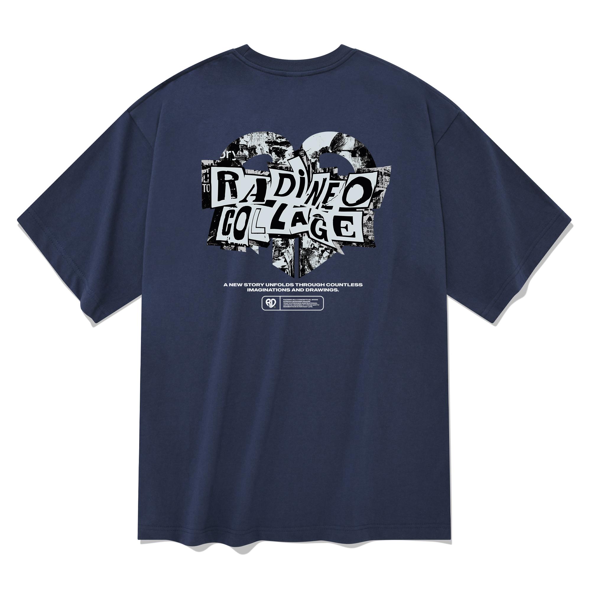Radineo Collage Short Sleeve T-Shirt Navy Navy (Navy)/S