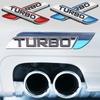 TURBO 3D Kovový Znak Odznak Pro Karoserii Univerzální Styling Exteriéru Auta Emblém Nálepky Dekorace