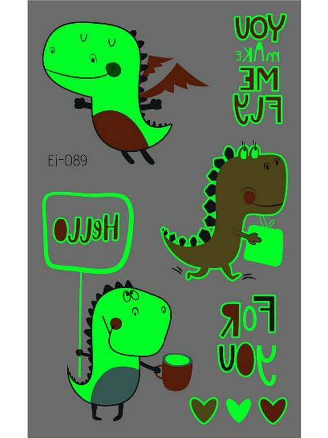 Tatuaże dla dzieci świecące w ciemności - Zabawa na imprezę i do kostiumu