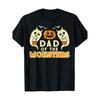 Dad of the Monsters Halloween Graphic Tee, Black Short-Sleeve Crew Neck T-Shirt for Men, Comfortable Fit