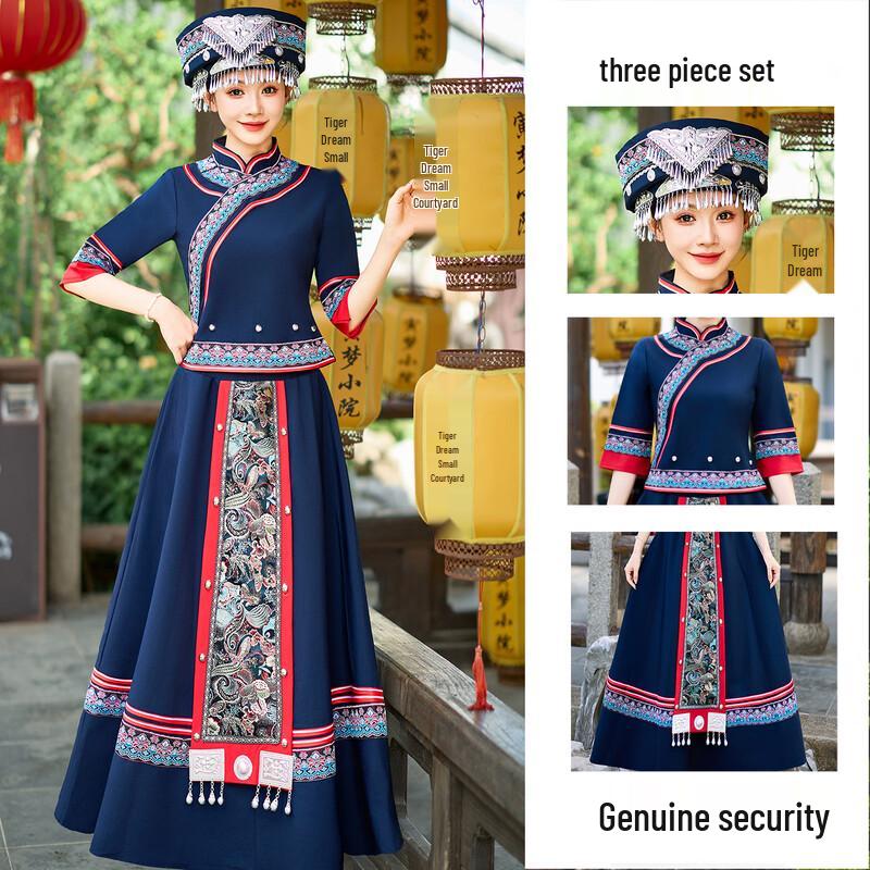 Ethnic Minority Performance Dance Dress for Women 170