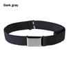 Gift Pants Strap Solid Color Boys Girls Alloy Buckle Waistband Kids Canvas Belt Adjustable