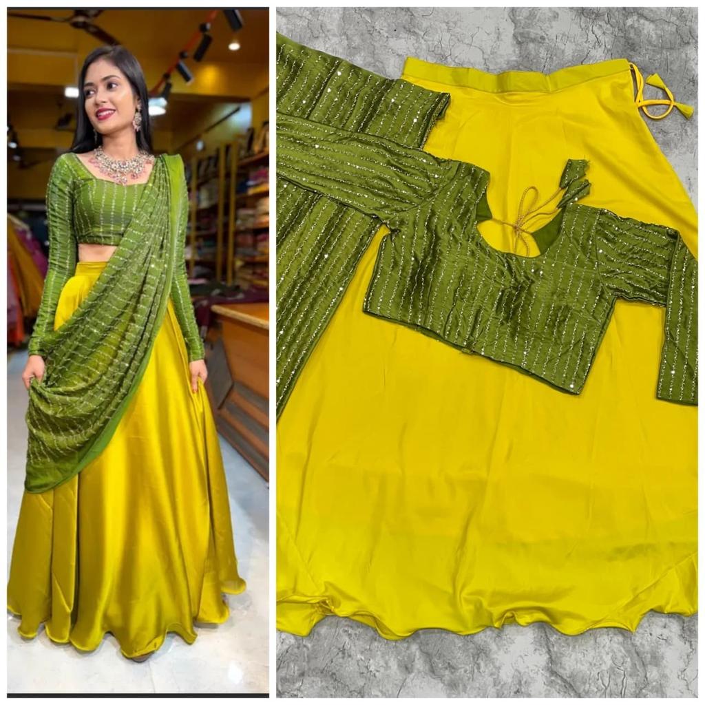 Pakisatni Party Wear Lehenga Choli with Dupatta Set Indian Bollywood Lehenga Set