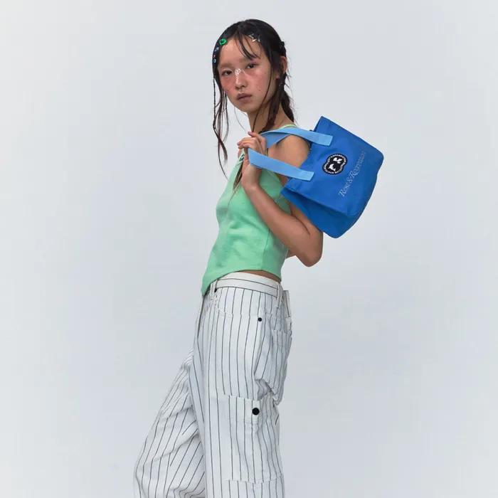 RR CANVAS TOTE BAG (BLUE)