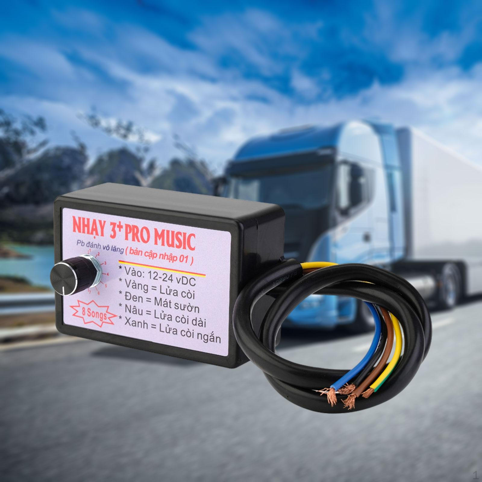 

Контроллер автомобильного сигнала 8 тонов Электрический динамик Переключение громкости Универсальный Различные звуковые эффекты