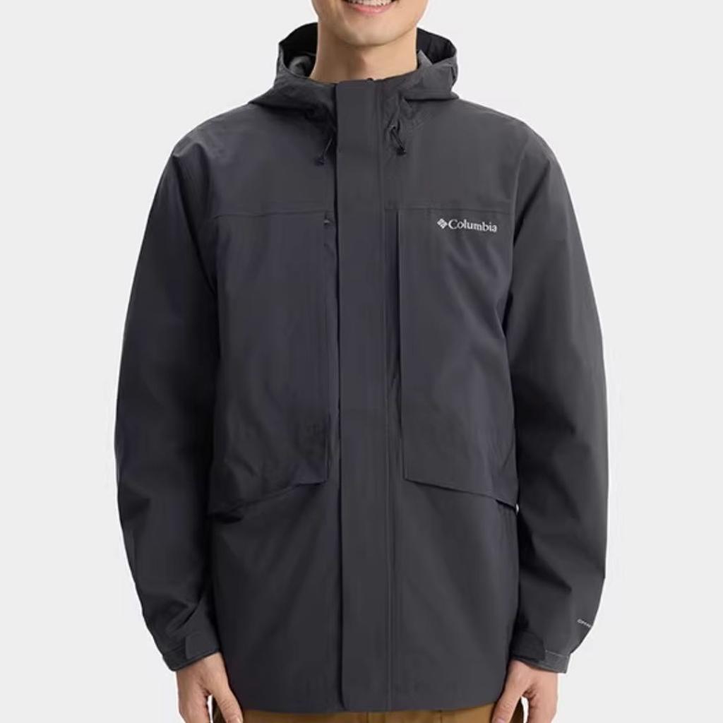 Columbia High Altitude Climbing Cold Wave Waterproof, Windproof, Breathable, And Thermal Windbreaker Jacket Men's Black XE4839-011