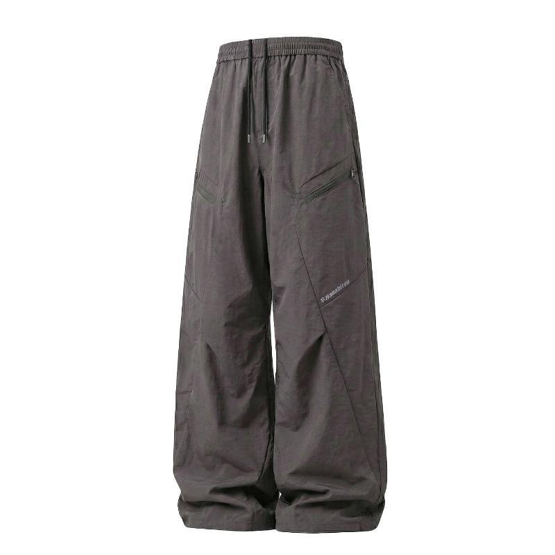Pantaloni Cargo da Uomo Larghi Dritti Impermeabili Funzionali per Outdoor Casual Escursionismo