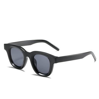 Trendy Brand Oval Male Street Shot Tea Green Sunglasses Female Couple Funny Concave Sunglasses