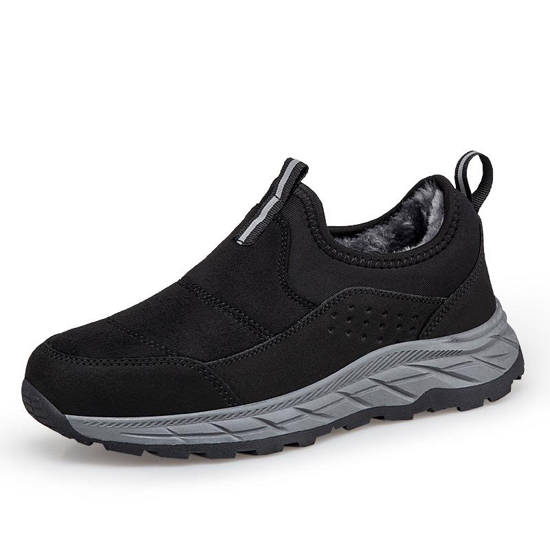 Leichte und warme neue Winter-Sandalen aus Samt und Baumwolle in großen Größen