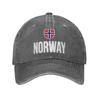 Unisex Women Norwegian Flag Norway Caps Merch Baseball Cap Retro  Trucker Hats Adjustable