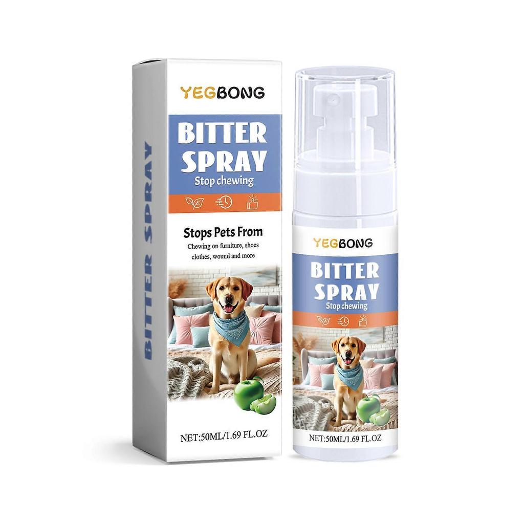 Dog Anti-Chew Spray for Furniture & Sofas Bitter Taste Deterrent for Tables, Chairs & Legs (4 Oz)