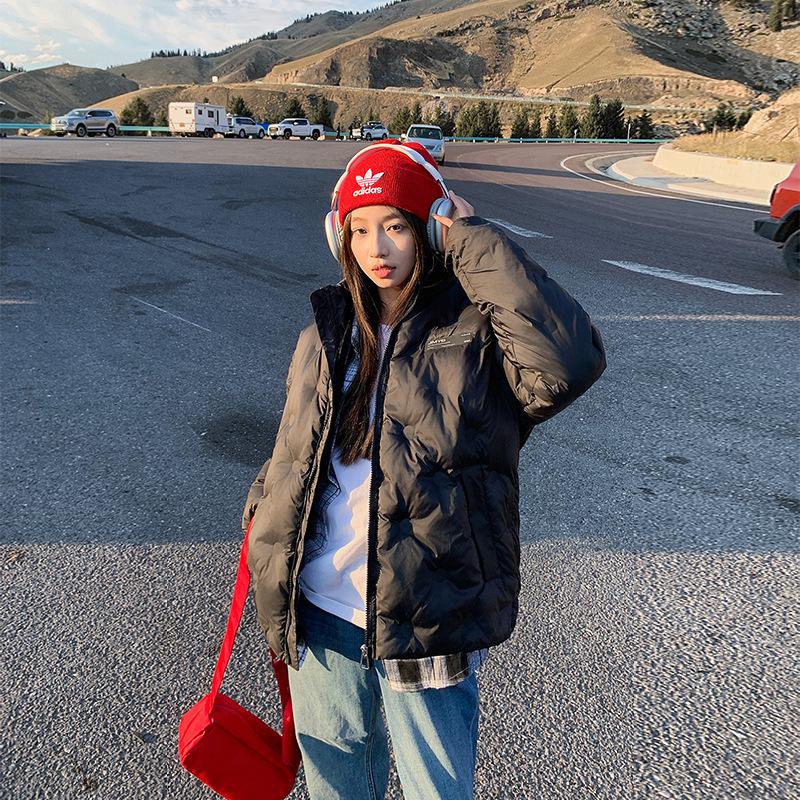 

Зимняя Новая Куртка Пуховая Хлопковая Одежда Свободная Хлебная Одежда Короткая Хлопковая Одежда 2XL