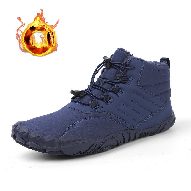 Men Women Waterproof Winter Boots Snow Barefoot Casual Shoes Outdoor Warm Work Shoes Ankle Shoes for Trekking Climbing Hiking