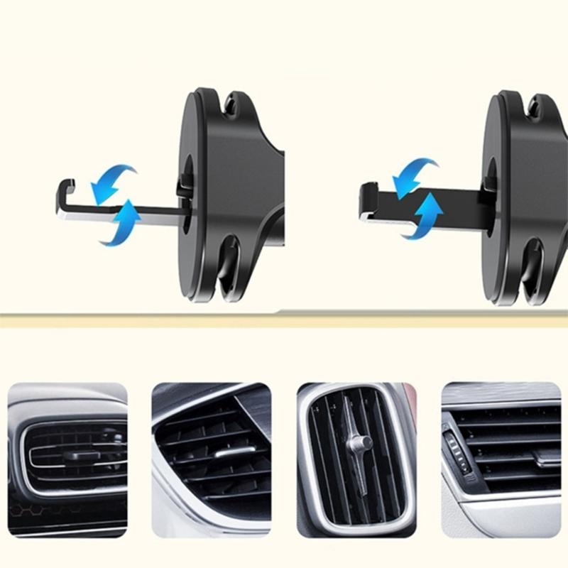 Suporte de Telefone Braço de Extensão de Junta Cabeça de Esfera de 17mm Suporte Adaptador Haste de Extensão para Saída de Ar de Carro Haste Extensora Rotativa