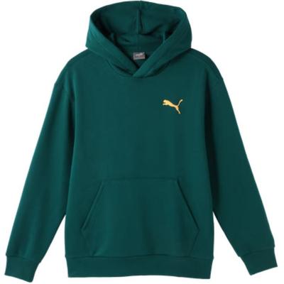 Felpa con cappuccio casual in pile da uomo Felpe Verde Natale 631729-43