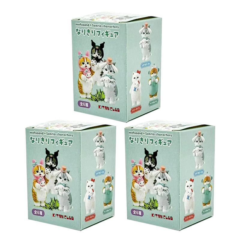 Mofusand X Kt Cat Standing Posture Series  Trendy Plaything Diy Desktop Ornament Car Decoration  Surprise Fun Present
