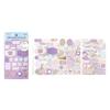 3sheet Simplicity Cute Sticker for M5 Size Scrapbook Note Plaid Butterfly Dot Style Journaling Sticker DIY Decor Decal Kid Gift