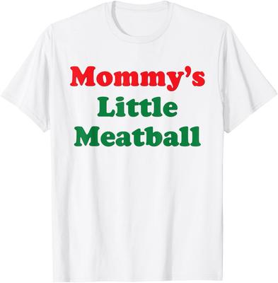 Mommy's Little Meatball Italian Funny T-Shirt
