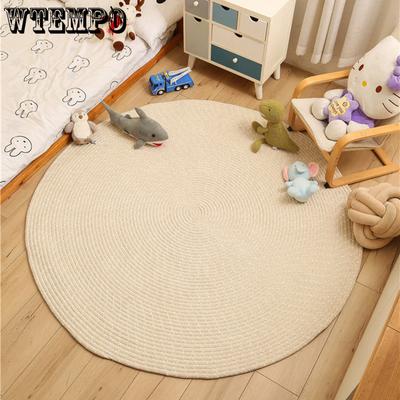 Japanese Style Circular Carpet Floor Mat Carpet Living Room Sofa Coffee Table Mat Bedroom Floor Mat