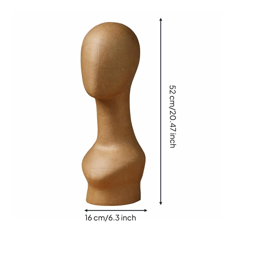 Tabletop Mannequin Head with Shoulders Professional Bust
